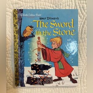 Walt Disney's The Sword in the Stone Little Golden Book
